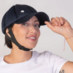 Protective Helmet Baseball Cap Navy Adult Woman